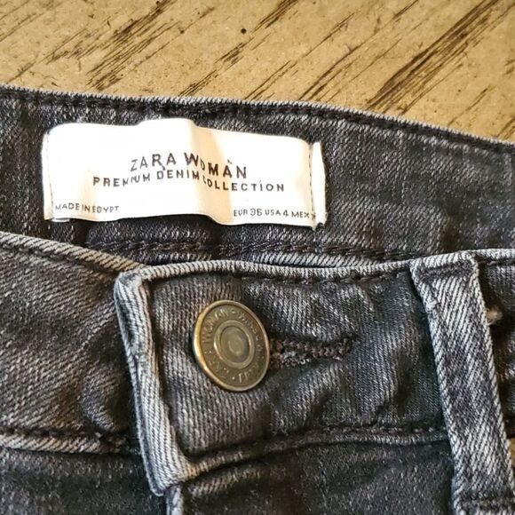 Zara black skinny jeans size 4. - Picture 3 of 8